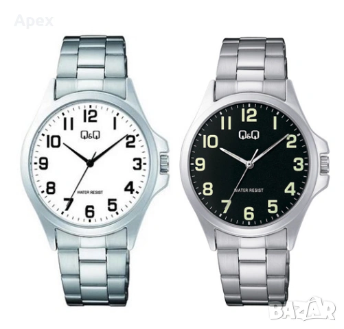Мъжки Часовници QQ Стоманена Верижка. Качествен Мъжки Часовник Q&Q Японски механизъм MIYOTA., снимка 5 - Мъжки - 54175499