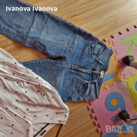 Дънки boyfriend и ризка, снимка 3 - Дънки - 55403127