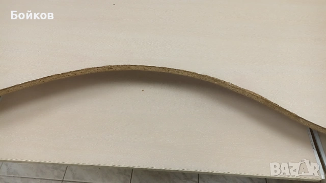 Голямо компютърно/офис бюро (150х80 см) с изтеглящ се плот и шкаф, снимка 4 - Бюра - 54149367