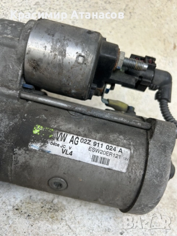 02Z911024A. Стартер за Vw Туран 1.6 TDI. 105 кс. 2010-2015г, снимка 2 - Части - 55698118