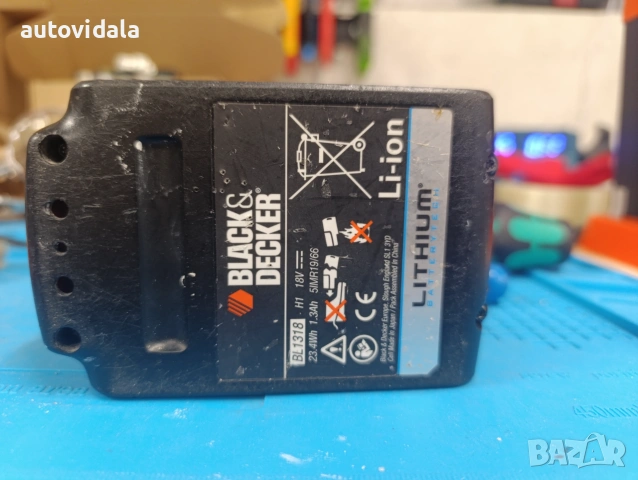 Рециклирана батерия Black+Decker BL1318 – Увеличен капацитет!, снимка 4 - Други инструменти - 55035933