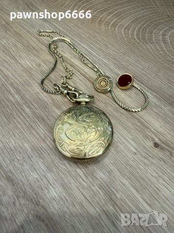 Джобен часовник KASPER 17 rubies INCABLOC, снимка 3 - Антикварни и старинни предмети - 55102349
