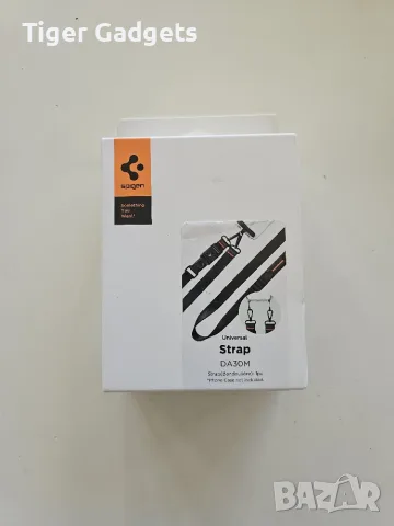 Универсална връзка за телефон Spigen DA30M Crossbody 2 в 1, Черна, снимка 16 - Калъфи, кейсове - 55577803