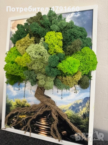 Ръчно изработени картини със скандинавски мъх, снимка 4 - Декорация за дома - 54140265