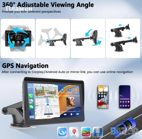 portable car player A3241 нов неупотребяван в оригинална опаковка, снимка 6 - Аксесоари и консумативи - 54489401