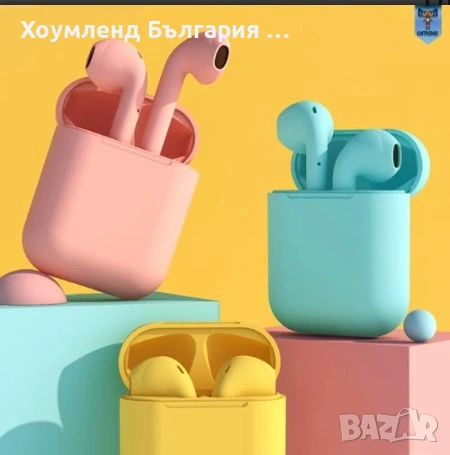 Безжични слушалки Inpods12 с различни цветове, снимка 2 - Bluetooth слушалки - 54454229