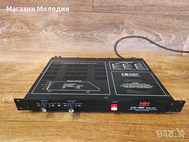 Крайно стъпало HH VX150 150watt 2 channel Professional MOSFET Power Amplifier, снимка 3 - Ресийвъри, усилватели, смесителни пултове - 55307751