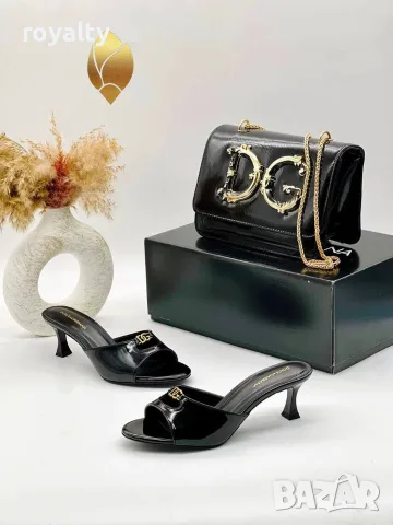 Dolce & Gabbana Нови Дамски Чехли и Чанта Различни Цветове , снимка 4 - Чанти - 55317120