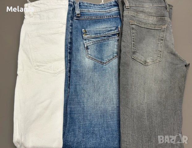 3 чифта дънки Bershka, Pull & Bear, Only, р-р EU 34, снимка 2 - Дънки - 54724888