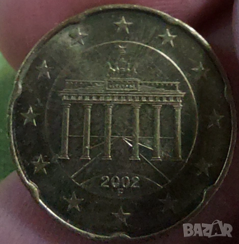 Германия,20 и 10 цента,2002, снимка 2 - Нумизматика и бонистика - 54444951