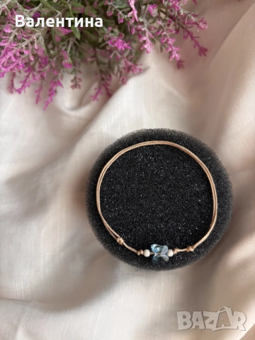 Гривни със сребро, злато и SWAROVSKI , снимка 9 - Гривни - 55557096
