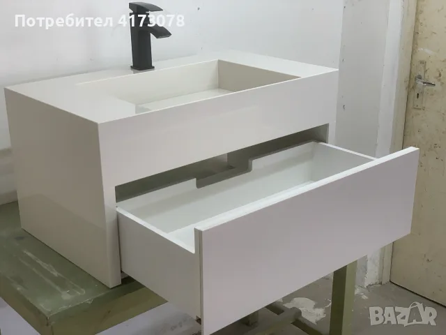 Бутиков умивалник мивка с шкаф за баня, снимка 3 - Мивки - 55380585
