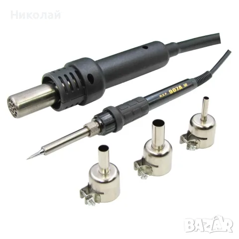 Компресорна станция за запояване WEP 852D+, горещ въздух, поялник, снимка 6 - Поялници и запояване - 55294215