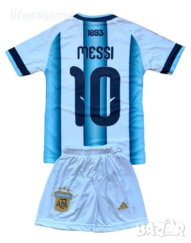 Детски футболен екип Аржентина Меси комплект Argentina Messi world cup 2026