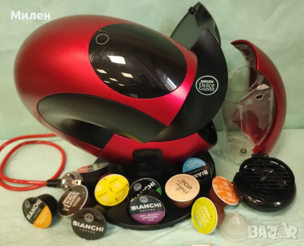Кафемашина с гаранция 1 година Delonghi Automat Eclipse NESCAFÉ® Dolce Gusto Red, снимка 2 - Кафемашини - 55670235