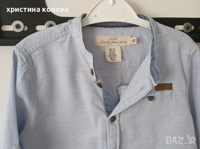 риза дънки mayoral h&m 4-5 години , снимка 8 - Детски ризи - 54728387