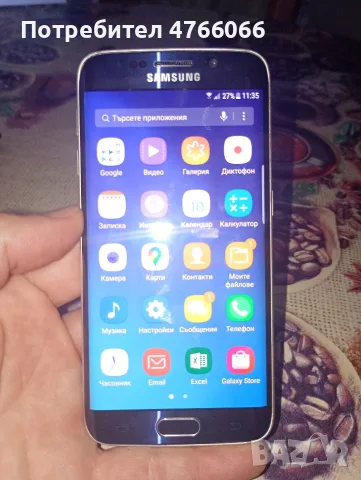 SAMSUNG S6 edge перфектно състояние , снимка 2 - Samsung - 55629228