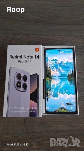 Като нов  Redmi Note 14 Pro 5G , с гаранция