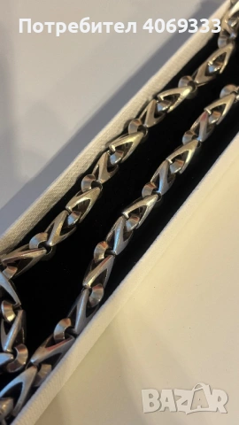 Сребърен синджир 925 92.5гр , снимка 3 - Колиета, медальони, синджири - 54371233