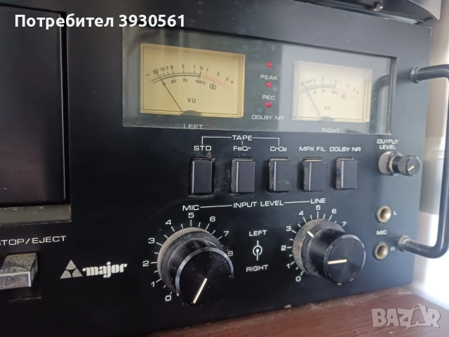 Два vintage дека Toshiba и Major, снимка 2 - Декове - 52991001