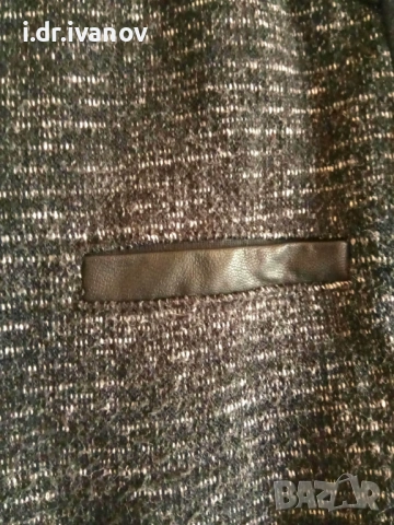 Сако Sensation с кожени елементи, снимка 4 - Сака - 54012014