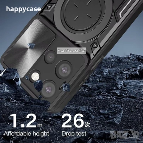Motorola Edge 70 Fusion / GIANT RING Удароустойчив кейс гръб калъф с пръстен, снимка 8 - Калъфи, кейсове - 54698130