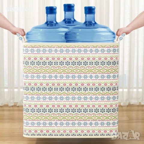 Макси органайзер за гардероб – Чанта за обемни завивки, одеяла и сезонни дрехи 4867, снимка 5 - Други стоки за дома - 53994616