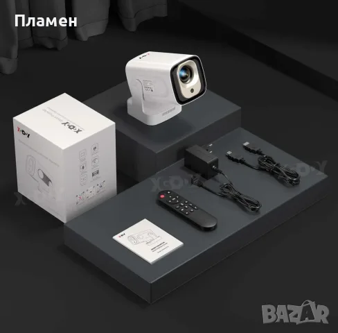 XGODY Gimbal 5 Pro – Смарт проектор Full HD 1080P, WiFi 6, Bluetooth 5.4, Автофокус и Auto Keystone, снимка 15 - Плейъри, домашно кино, прожектори - 55486032