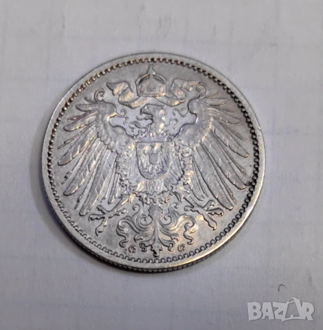 1 марка 1906 година G - Германия, снимка 2 - Нумизматика и бонистика - 54998692