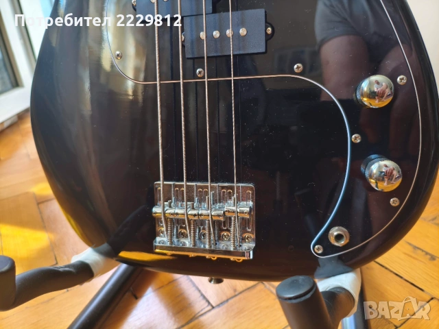 Squier Affinity P Bass (YN серия, 1997) – Екраниран, с High-Mass бридж и Brass Nut, снимка 2 - Китари - 54847872