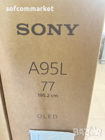 Телевизор Sony 77" XR-77A95L | Флагман QD-OLED | ЗАПЕЧАТАН ФАБРИЧНО, снимка 3 - Телевизори - 54866875