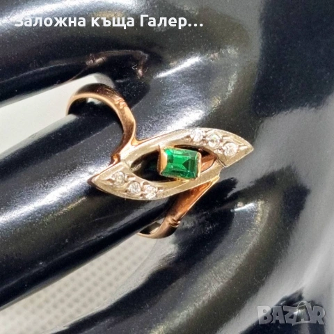 Винтидж златен пръстен – съветско злато, 583, 3,62г, снимка 5 - Пръстени - 54216065