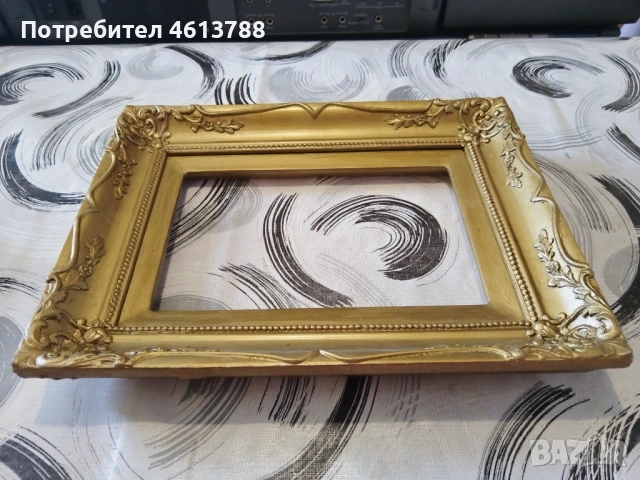 Стара рамка, снимка 3 - Антикварни и старинни предмети - 54800443