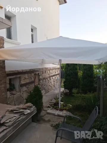Градински чадъри, снимка 6 - Градински мебели, декорация  - 48489750