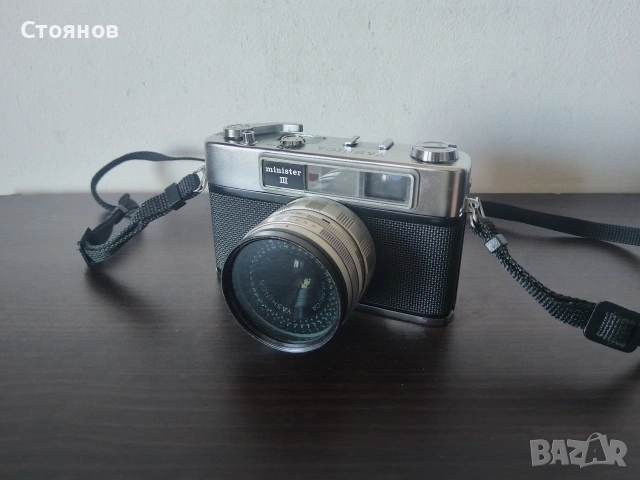 Камера YASHICA Minister III Japan, снимка 5 - Фотоапарати - 54760965