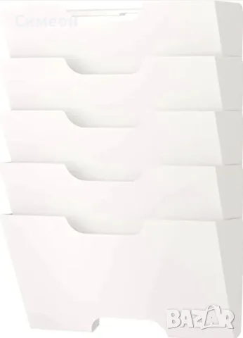 IKEA - Нова Метална Стенна Поставка за Списания, снимка 3 - Етажерки - 55300305