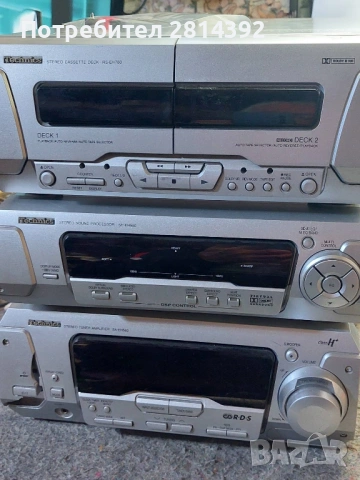 Мощна система Technics SA-EH560 Дек RS-EH760 Тунер Усилвател SA-EH560, Еквилайзер SH-EH560 отлични