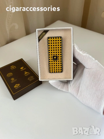 Запалка Cohiba – турбо пламък + вграден пънч, снимка 6 - Запалки - 54097525