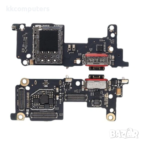Конектор зареждане за XIAOMI 12T/ 12T Pro на платка с микрофон и компоненти