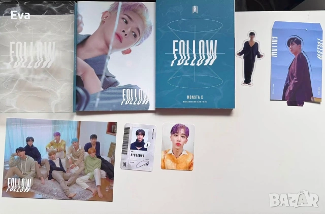 Кпоп албум monsta x mini album follow 4 ver.