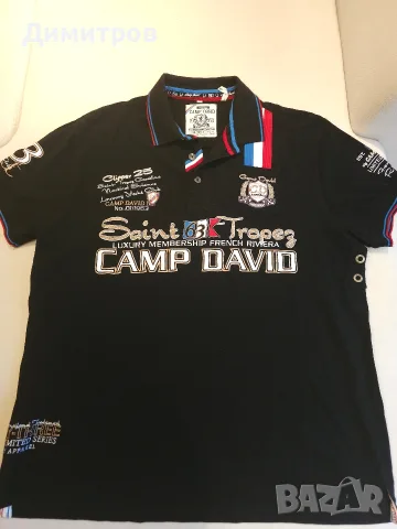 Мъжка Поло Тениска Camp David - XXXL, снимка 2 - Тениски - 55512346