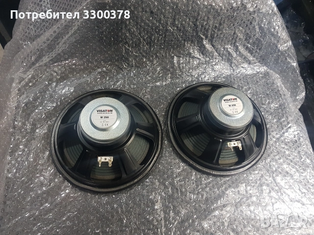 баси visaton w 250, снимка 5 - Тонколони - 54467696