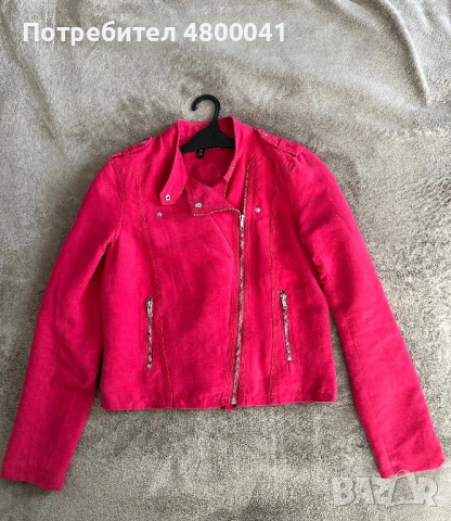 Велурено яке, снимка 3 - Якета - 54228720