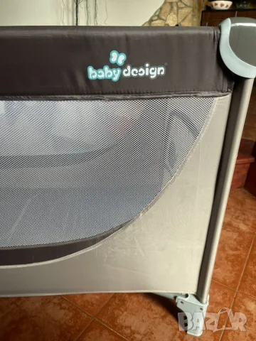 Сгъваема бебешка кошара за спане Baby Design, снимка 9 - Кошарки - 55388931