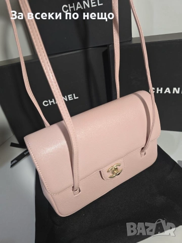 Chanel Preppy Coco Baby Pink Дамска Чанта От Естествена Телешка Кожа Код Brand Luxury Fashion30