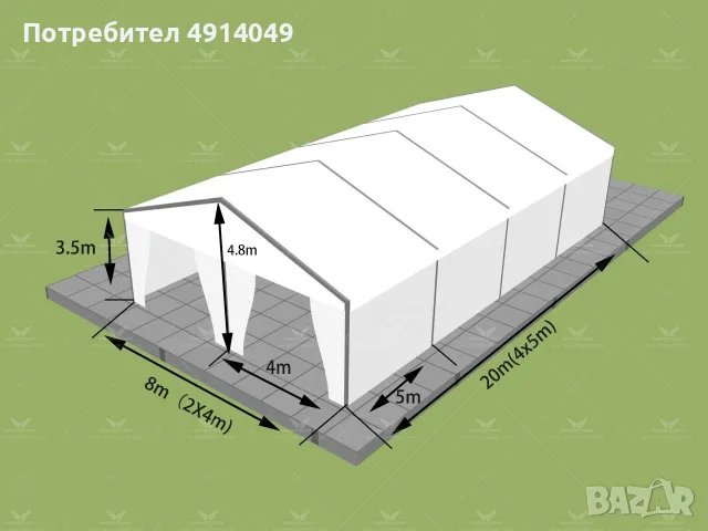 ПРОМИШЛЕН ПАРЦЕЛ ПОД НАЕМ - 2600 кв.м. -Южна индустриална зона, снимка 4 - Парцели - 55606765