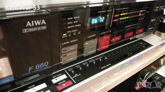 Касетъчен триглав дек Aiwa F660, снимка 5 - Декове - 54674884