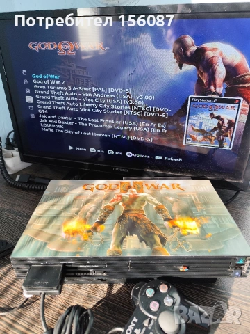 ✅ PS2 GOD OF WAR SKIN хакнат 100+ игри HDD, снимка 5 - PlayStation конзоли - 54069147