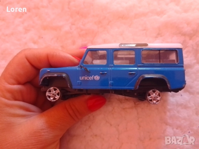 *Unicef*Количка метална джипка , снимка 2 - Коли, камиони, мотори, писти - 42925939