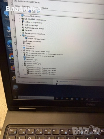 Dell 5580-i5 7300u/8гб/256гб м.2/подсветка, снимка 3 - Лаптопи за работа - 55439750